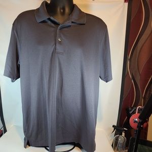Ben Hogan Performance Golf Men's Polo Shirt Short Sleeve Black Size XL
